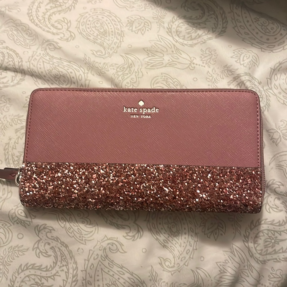 Kate spade glitter wallet